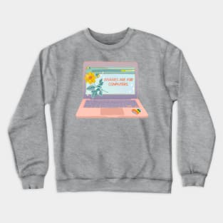 Binaries Are For Computers Crewneck Sweatshirt